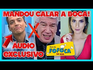 Áudio: Léo Dias comenta "cala boca" de Décio e revela que não é mais íntimo de Livia Andrade