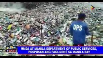 MMDA at Manila Department of Public Services, puspusan ang paglilinis sa Manila Bay