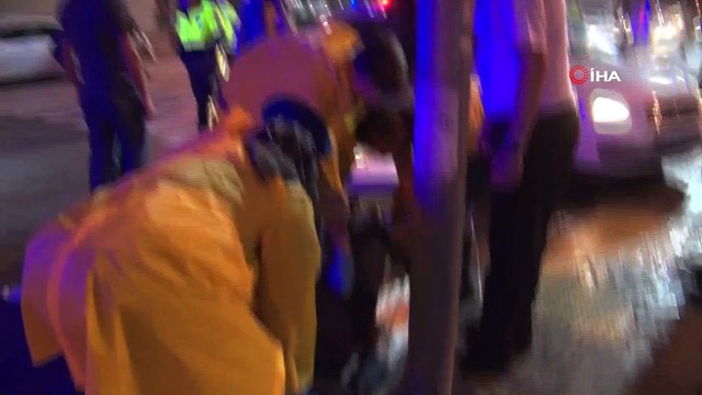 Başkent’te aday sürücü yayaya çarptı