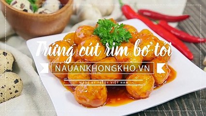 Cách làm TRỨNG CÚT RIM chua cay, ăn kèm cơm trắng ngon hết chỗ chê