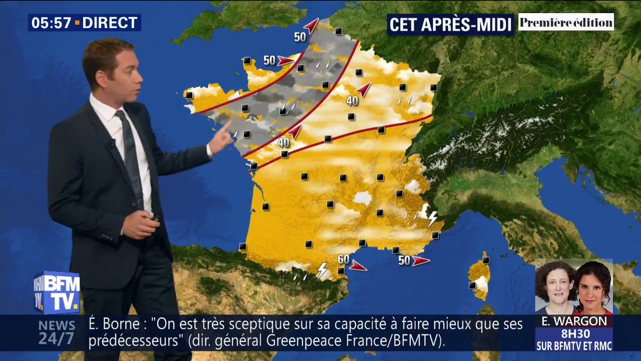 Un peu de pluie sur le nord-ouest et du soleil ailleurs ce jeudi