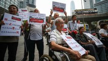 Elderly march in support of young Hong Kong anti-extradition protesters