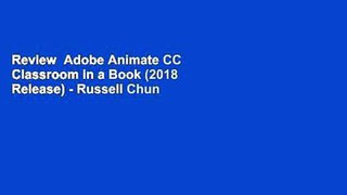 Review  Adobe Animate CC Classroom in a Book (2018 Release) - Russell Chun