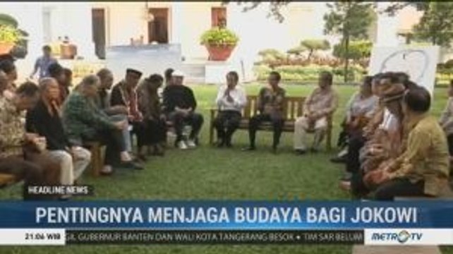 Pentingnya Menjaga Budaya Bagi Jokowi