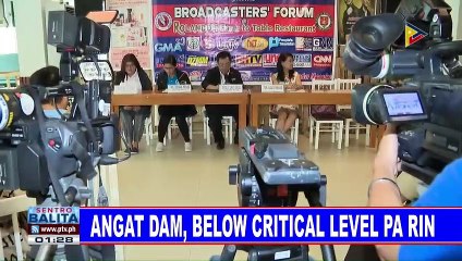 Angat Dam, below critical level pa rin