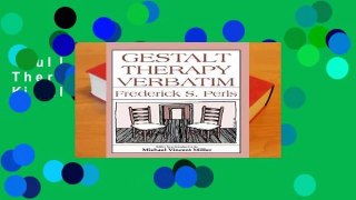 Full version  Gestalt Therapy Verbatim  For Kindle