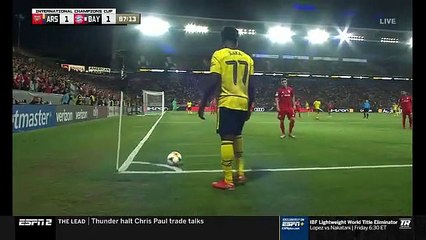 2-1 Eddie Nketiah goal -  Arsenal 2-1 Bayern Munich - International Champions Cup Soccer!