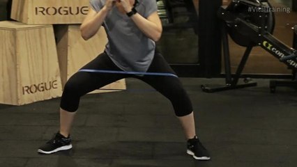 07 - Fesses #2 - 3 - Deplacement Squat Elastique