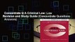 Concentrate Q A Criminal Law: Law Revision and Study Guide (Concentrate Questions   Answers)