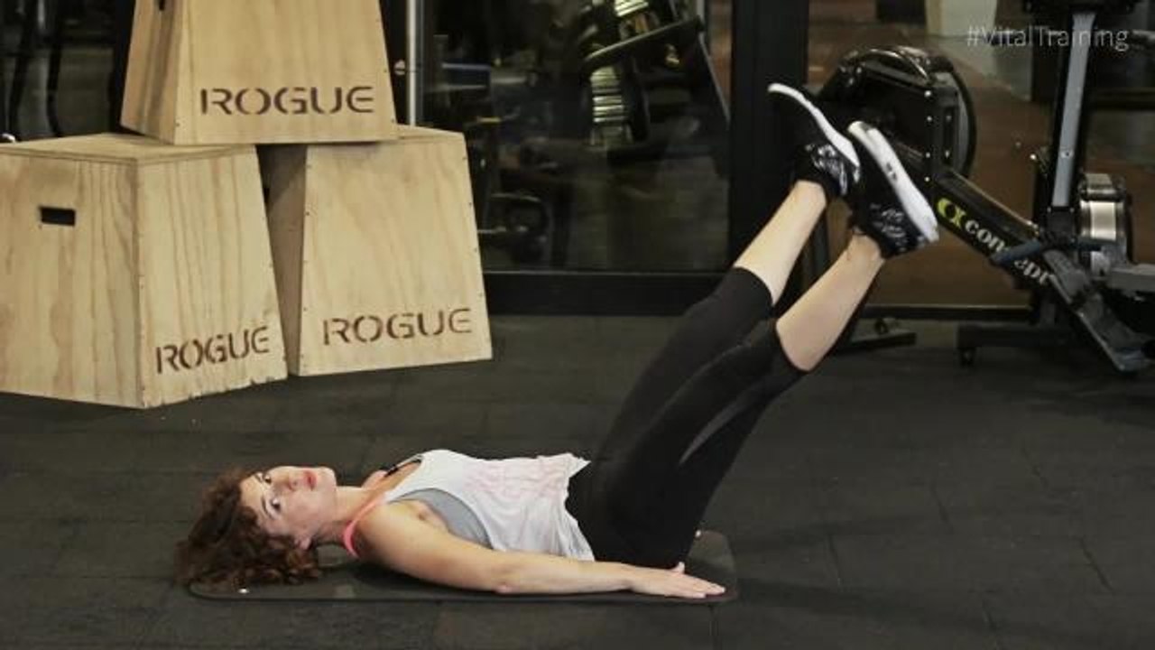 Gym spécial ventre plat : les abdos ciseaux