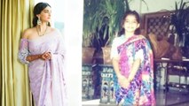 Sonam Kapoor Ahuja takes the saree Twitter challenge with twist | Boldsky