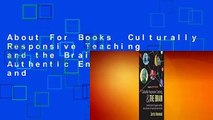 About For Books  Culturally Responsive Teaching and the Brain: Promoting Authentic Engagement and