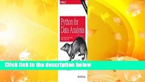 Python for Data Analysis: Data Wrangling with Pandas, Numpy, and Ipython  Review