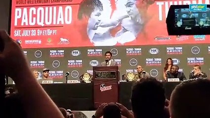 Pacquiao's final remarks at final presser