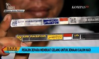 Perajin Jepara Membuat Gelang untuk Jemaah Calon Haji