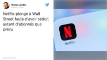 Grosse déconvenue pour Netflix qui ne séduit plus autant d'abonnés