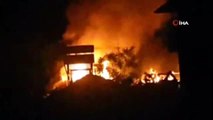 Tüp patladı, 4 ev alev alev yandı
