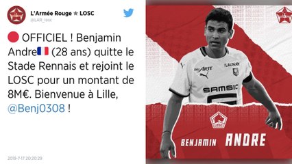 Mercato : Le Stade Rennais confirme le départ de son capitaine Benjamin André pour Lille