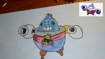 Brawl Stars Tick Dessine mon fils 9 ans