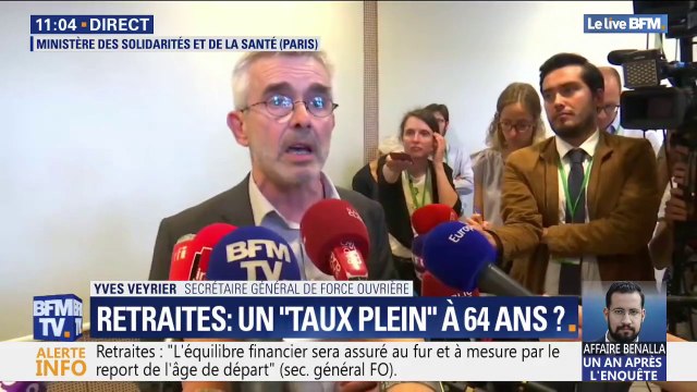 Réforme des retraites: Force Ouvrière estime que 62 ans deviendra l'âge d'ouverture de droits qui ne suffiront pas à garantir une pension décente