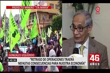 Izquierdo criticó mal manejo del Gobierno en Proyecto minero ‘Tía María’