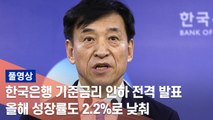 [풀영상] '기준금리 인하' 관련 이주열 한국은행 총재 기자회견