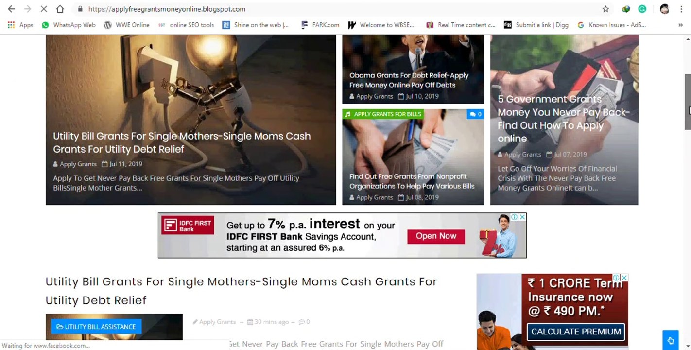 Free Grants For Single Moms To Pay Utility Bills- Utility Bills Debt Relief Grants