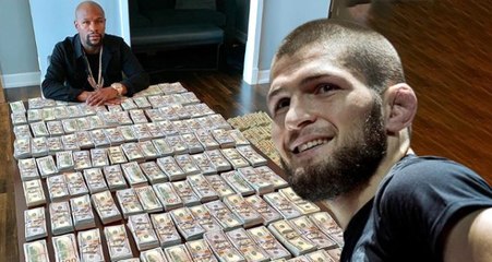 Khabib'den Floyd Mayweather için şok iddia: Maç yapmak için yalvarıyor. Parası tükendi herhalde