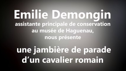 DNA - Les chefs d'oeuvre des petits musées : au musée de Haguenau, nous découvrons la jambière de parade de romain