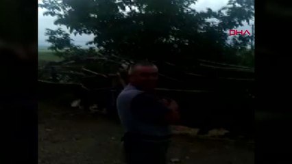 ISPARTA AYAĞINA POŞET TAKILAN LEYLEK YUVASINDA MAHSUR KALDI