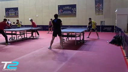 下载视频: 卓球  Jun Mizutani Training at the World Tour Grand Finals