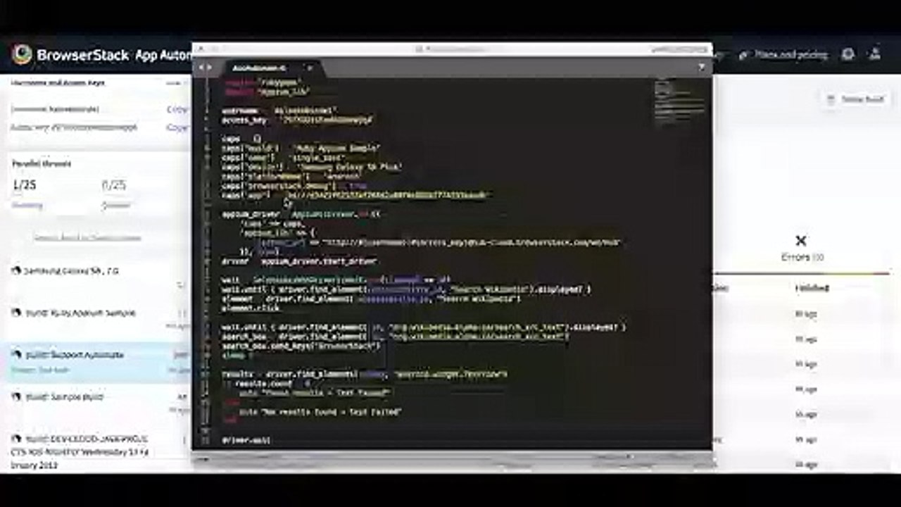 App Automate Demo by BrowserStack