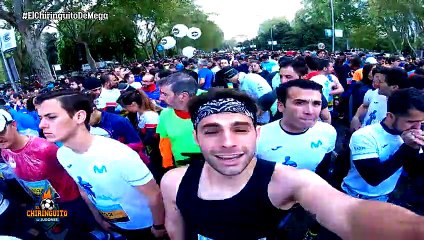 Marcos Benito corre la media maratón. 'El Chiringuito'