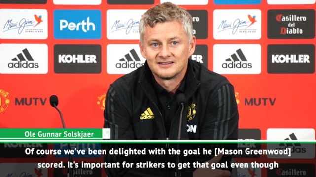 Good for Greenwood to get his first goal - Solskjaer
