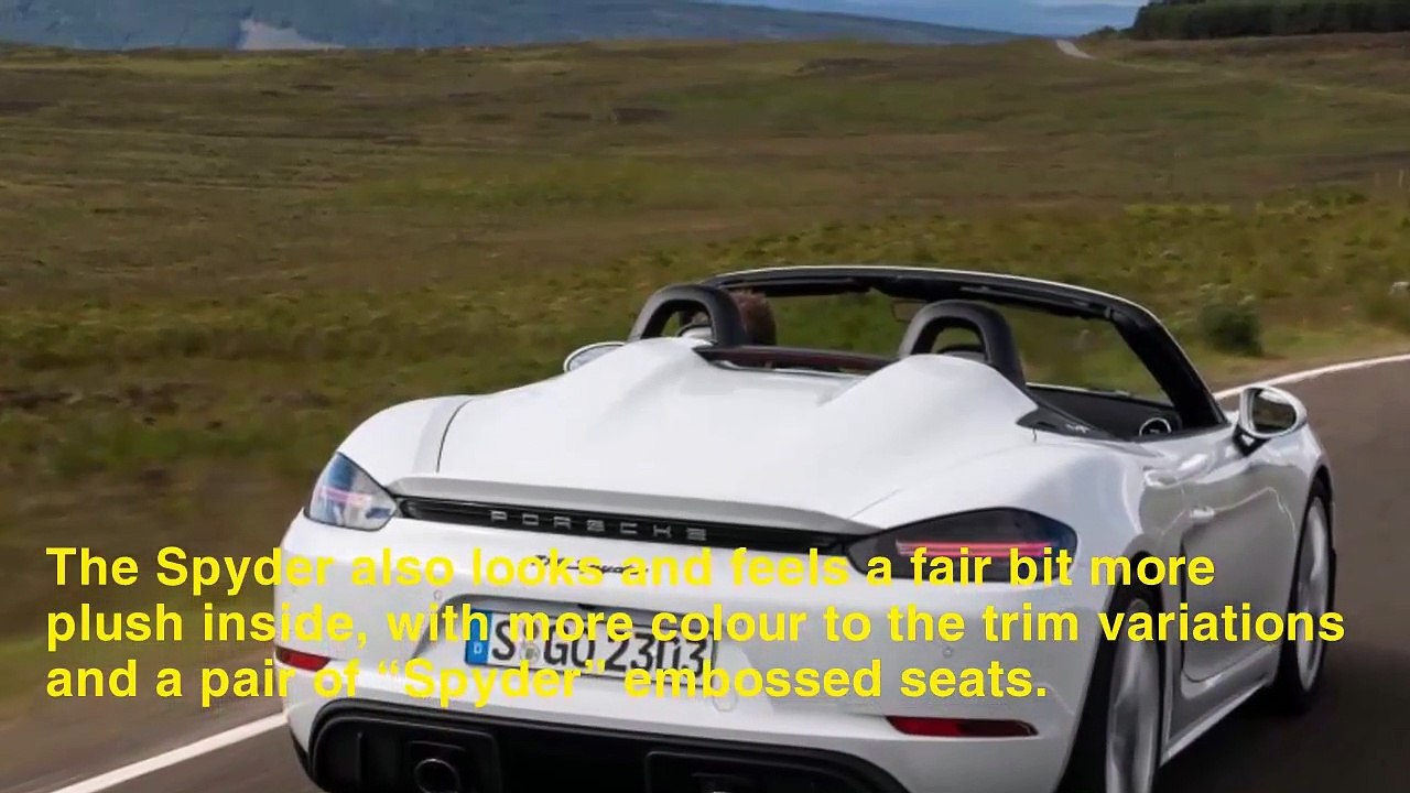 Porsche 718 Boxster Spyder 2019 review