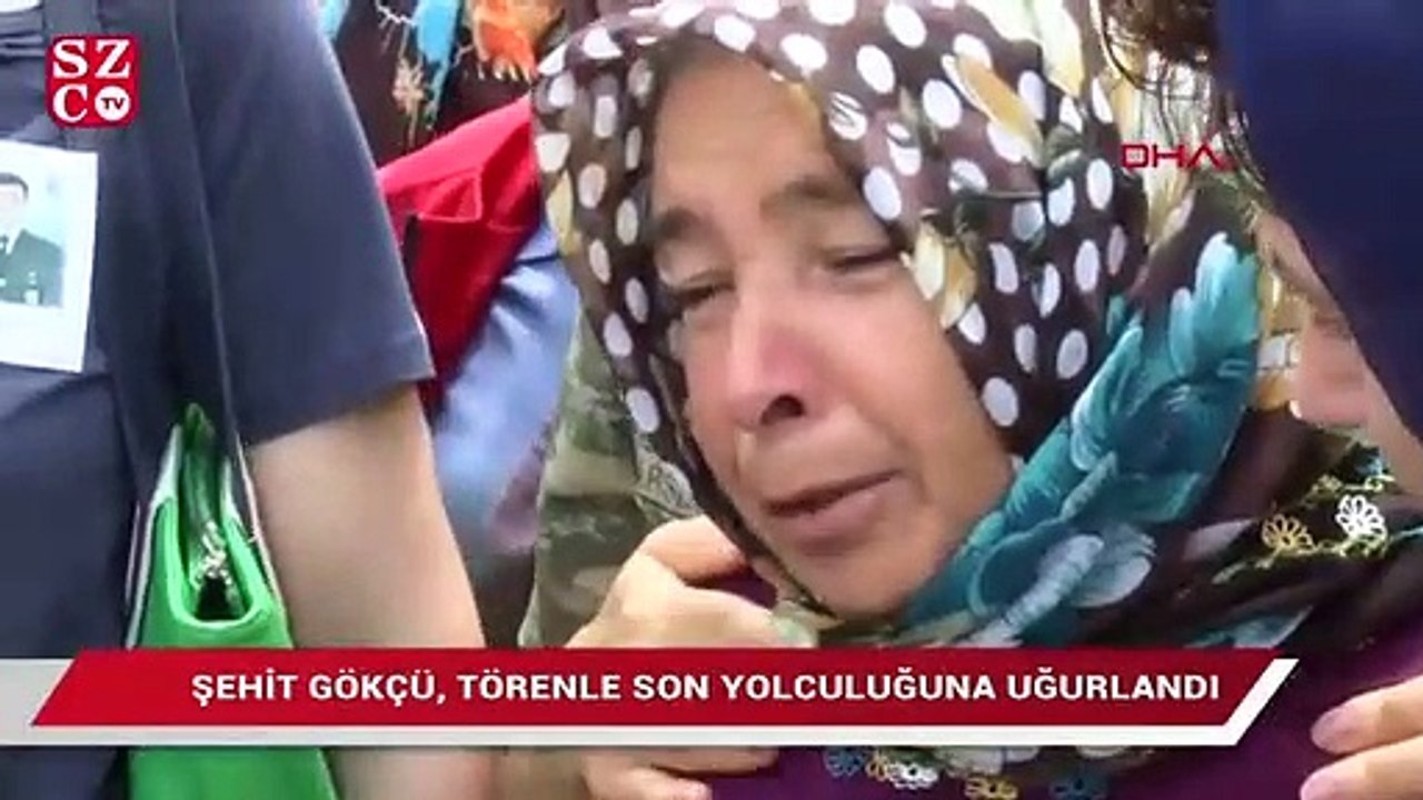 Şehit Uzman Çavuş Gökçü, son yolculuğuna uğurlandı