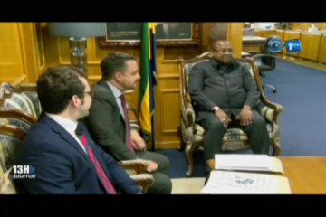 RTG/Le premier Ministre s’est entrent avec le Directeur exécutif de l’Ong The Giants Club