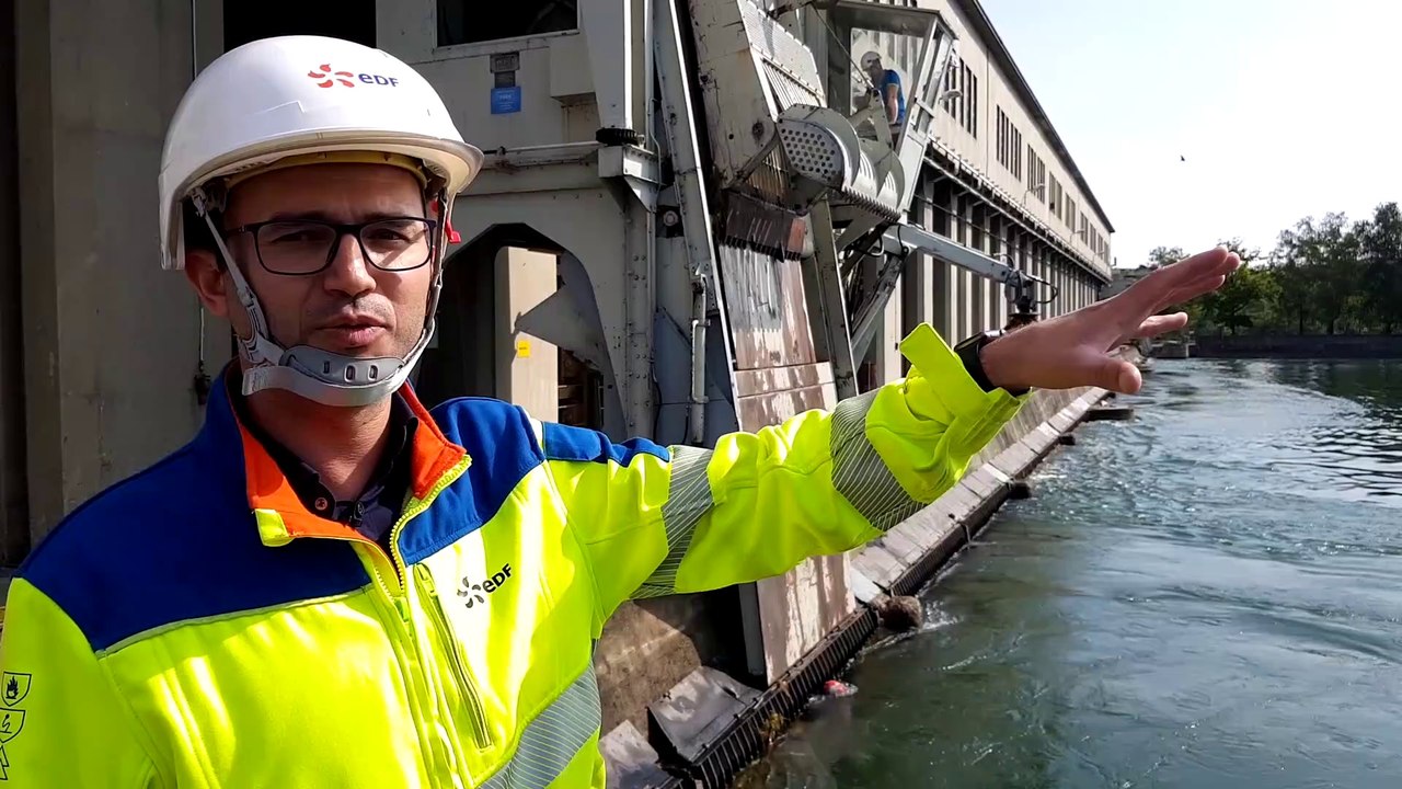 Kembs :  Centrale hydroélectrique, le traitement des déchets, comment ça marche ?