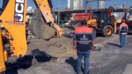 Büyükçekmece E-5'te yoldaki su sızıntısı ve kabarmaların nedeni belli oldu