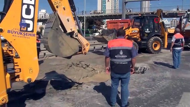 Büyükçekmece E-5'te yoldaki su sızıntısı ve kabarmaların nedeni belli oldu