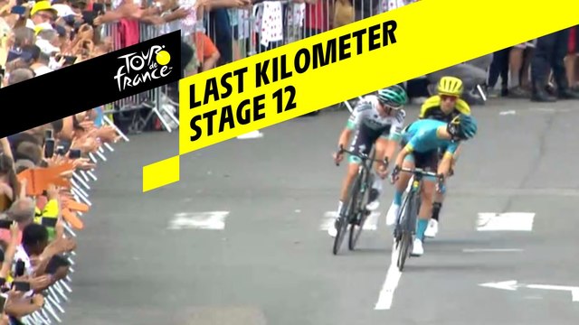 Last kilometer / Flamme rouge - Étape 12 / Stage 12 - Tour de France 2019