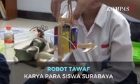 Keren! Ada Robot Tawaf dari Stik Es Krim Karya Para Siswa SD di Surabaya