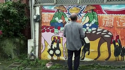 رسوم الغرافيتي لكسر عزلة المسنين في قرية تايوانية
