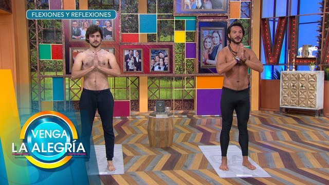 El guapísimo Jorge Blanco nos acompañó en Flexiones y Reflexiones. | Venga La Alegría