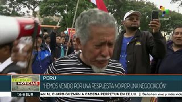 Perú: trabajadores de sector salud exigen diálogo con el ejecutivo