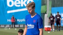 El Barcelona continúan trabajando la pretemporada