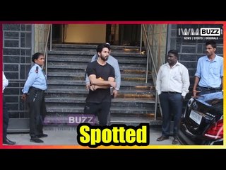 Fitness freak Shahid Kapoor spotted post his work out