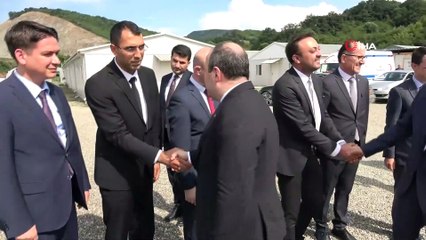 Bakan Varank, 100 yılın projesi Filyos'u yerinde inceledi