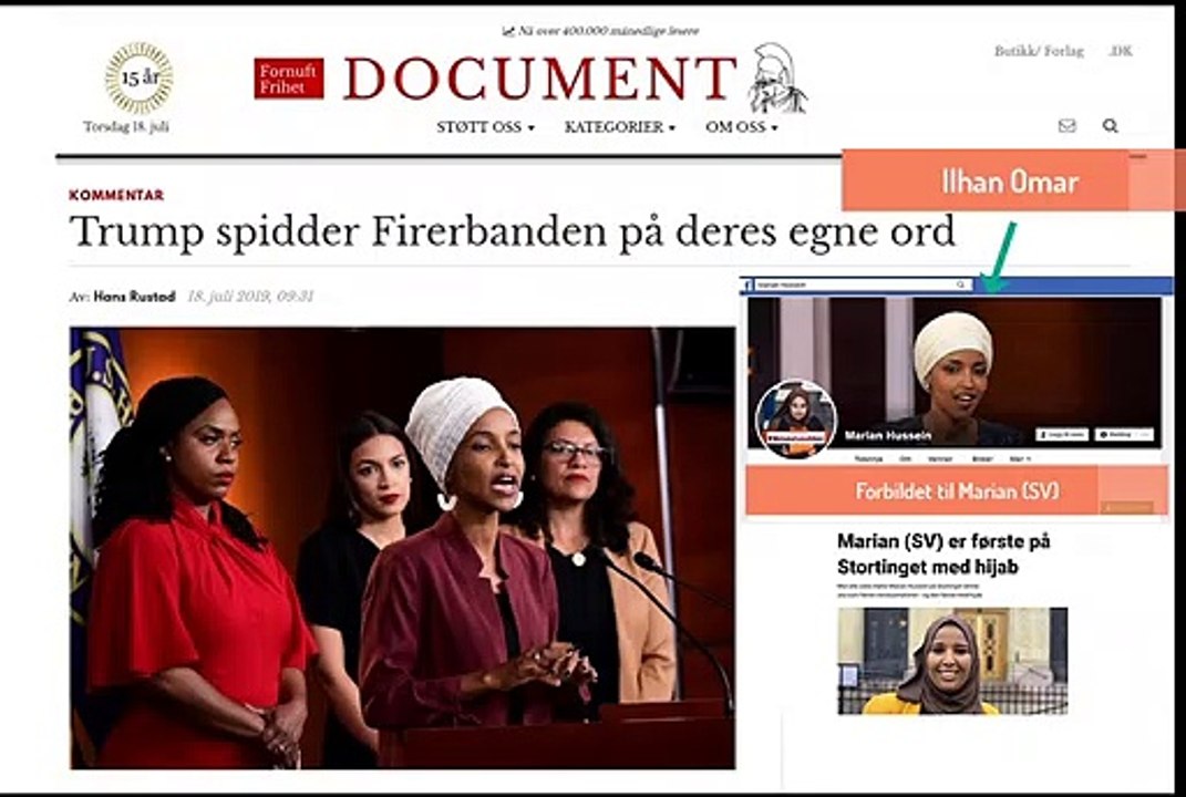 Miriam og Ilhan Omar