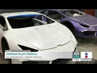 Desmantelan fábrica de Lamborghini y Ferrari "piratas" | Noticias con Francisco Zea